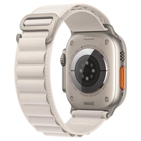 Apple Watch Ultra GPS + Cellular 49mm Cũ Viền Titanium Dây Alpine size M/L