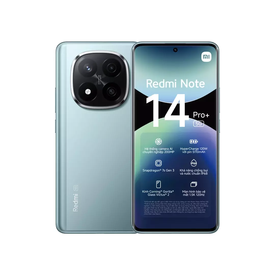 Xiaomi Redmi Note 14 Pro Plus 5G Chính hãng 8GB 256GB