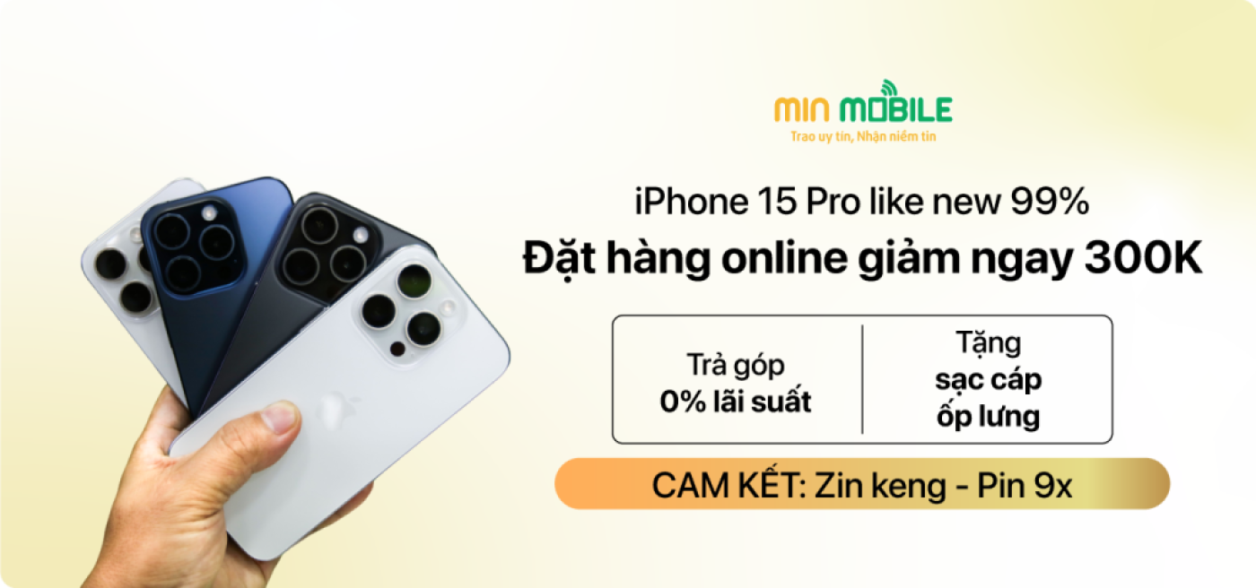 Mua online giảm ngay 300K