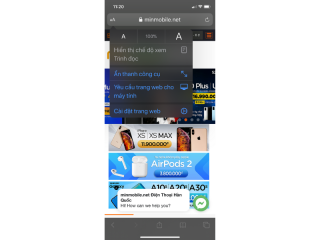 Cách tăng/ giảm kích cỡ chữ Safari cho iPhone/ iPad trên iOS 13/ iPadOS 13