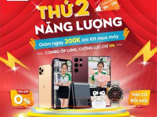 Thứ 2 năng lượng - Giảm giá cực đã