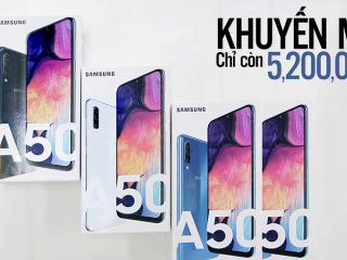 Mua Samsung Galaxy A50 nhận ưu đãi đến 1.3 triệu đồng