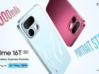 Realme 16T ra mắt: Pin 8.000mAh dùng 3 ngày, thân máy mỏng 8.8mm