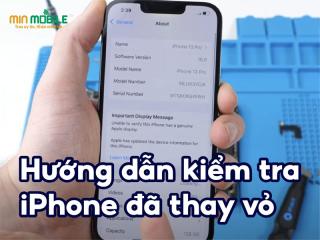 Hướng dẫn kiểm tra iPhone đã thay vỏ cực đơn giản, dễ thực hiện