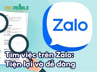 Bí quyết tìm việc thành công trên Zalo: Hướng dẫn đầy đủ và hiệu quả