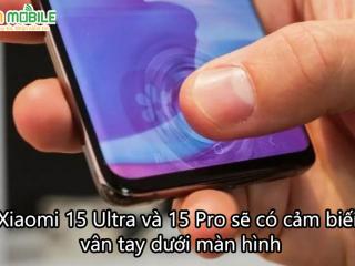 Xiaomi 15 Ultra và 15 Pro sẽ có cảm biến vân tay dưới màn hình