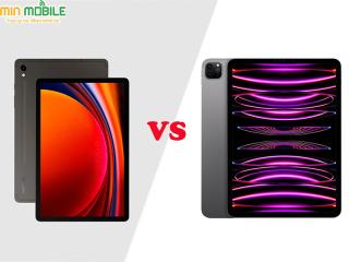 So sánh máy tính bảng Samsung Galaxy Tab S9 và iPad Pro M2