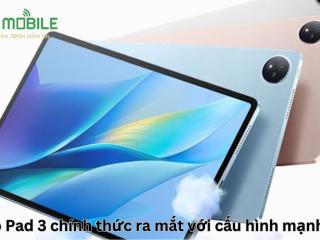 vivo Pad 3 chính thức ra mắt với cấu hình mạnh mẽ