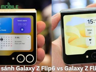 So sánh Galaxy Z Flip6 vs Galaxy Z Flip5