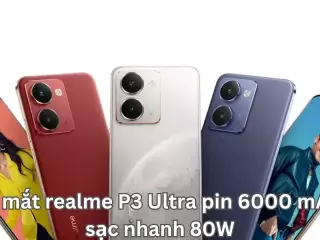 Ra mắt realme P3 Ultra pin 6000 mAh, sạc nhanh 80W