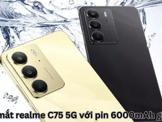 Ra mắt realme C75 5G với pin 6000mAh giá rẻ