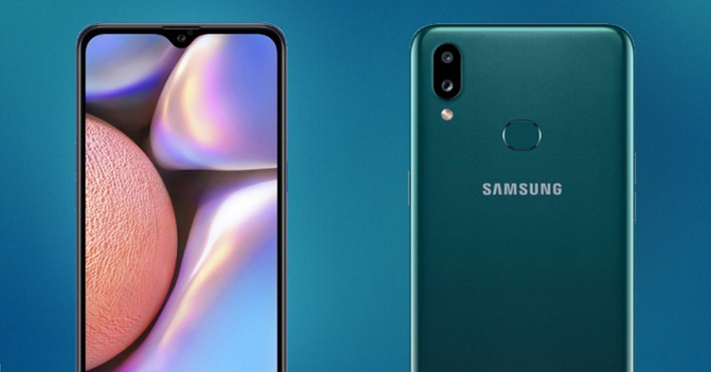 Samsung A10s 2 sim - chiếc điện thoại Samsung rẻ nhất sở hữu cụm camera kép ở mặt lưng