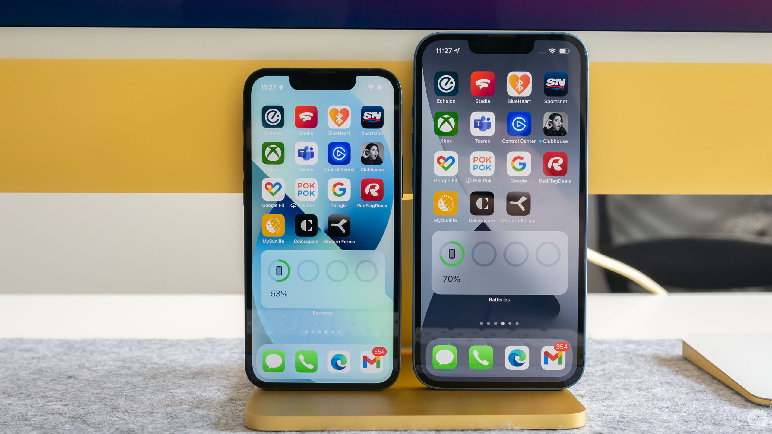Kích thước iPhone 13 và iPhone 13 mini