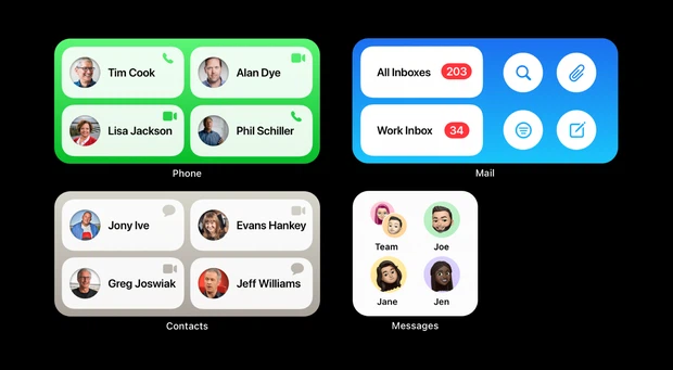 Các widget trên iOS 15 thông minh hơn