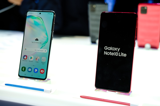 Galaxy Note 10 Lite tại sự kiện CES 2020