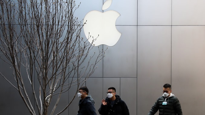 Các cửa hàng của Apple phải đóng cửa do virus corona