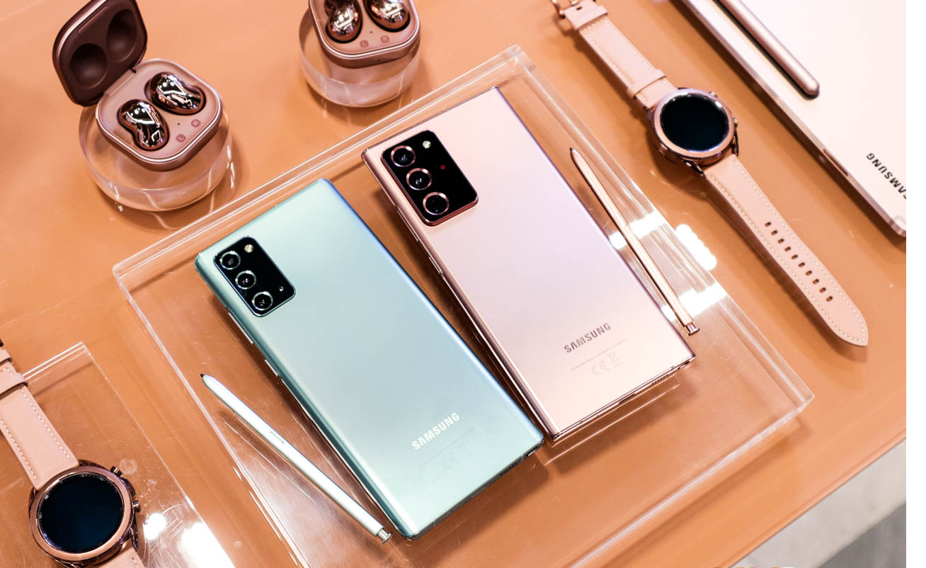 Hình ảnh của Galaxy Note 20 và Galaxy Note 20 Ultra 