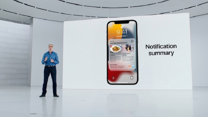 Phần thông báo trên iOS 15 thay đổi