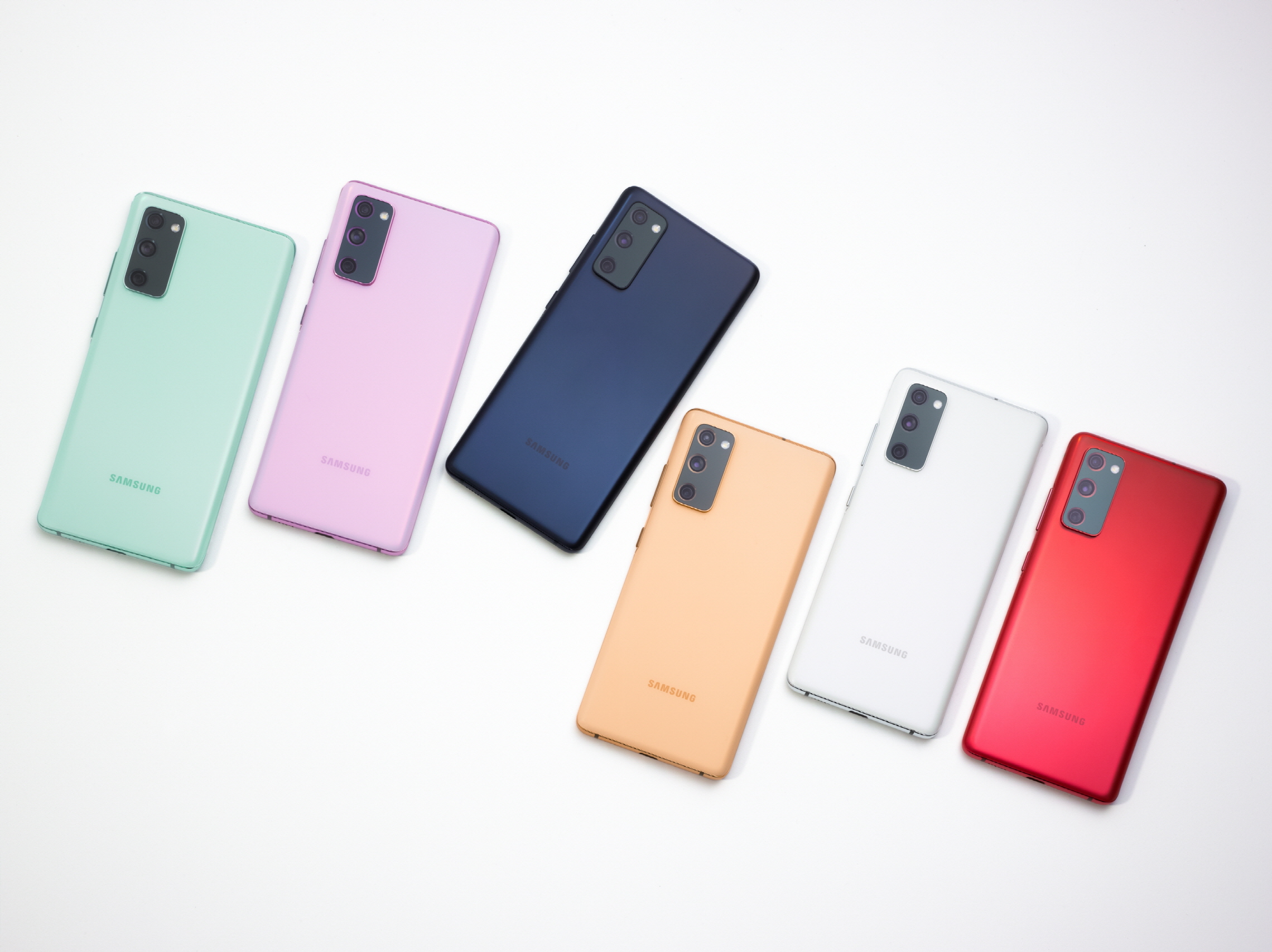 Galaxy S20 FE với nhiều tùy chọn màu sắc