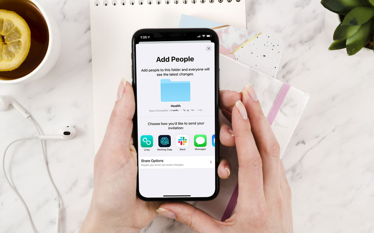 Tính năng chia sẻ thư mục iCloud được cập nhật trên iOS 13.4 Beta