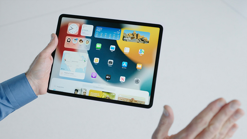 Màn hình chính trên iPadOS 15 linh động hơn với các widget mới