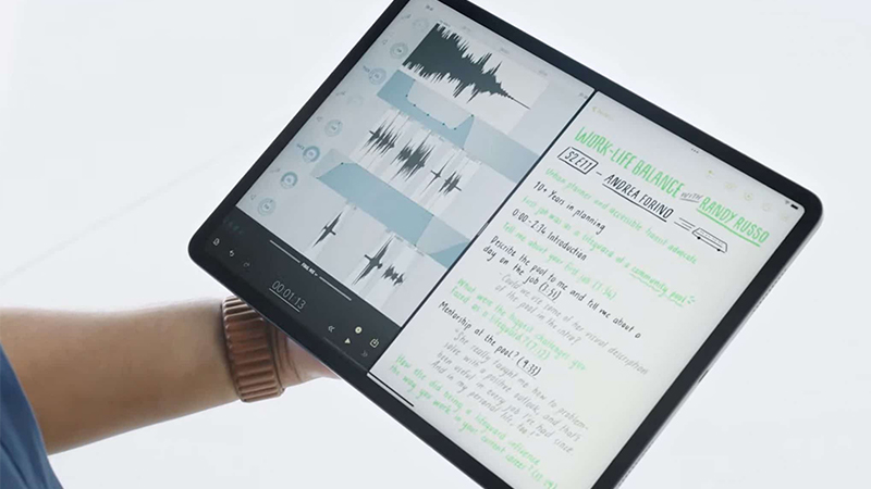 Tính năng đa nhiệm trên iPadOS 15 giúp tận dụng không gian hiển thị