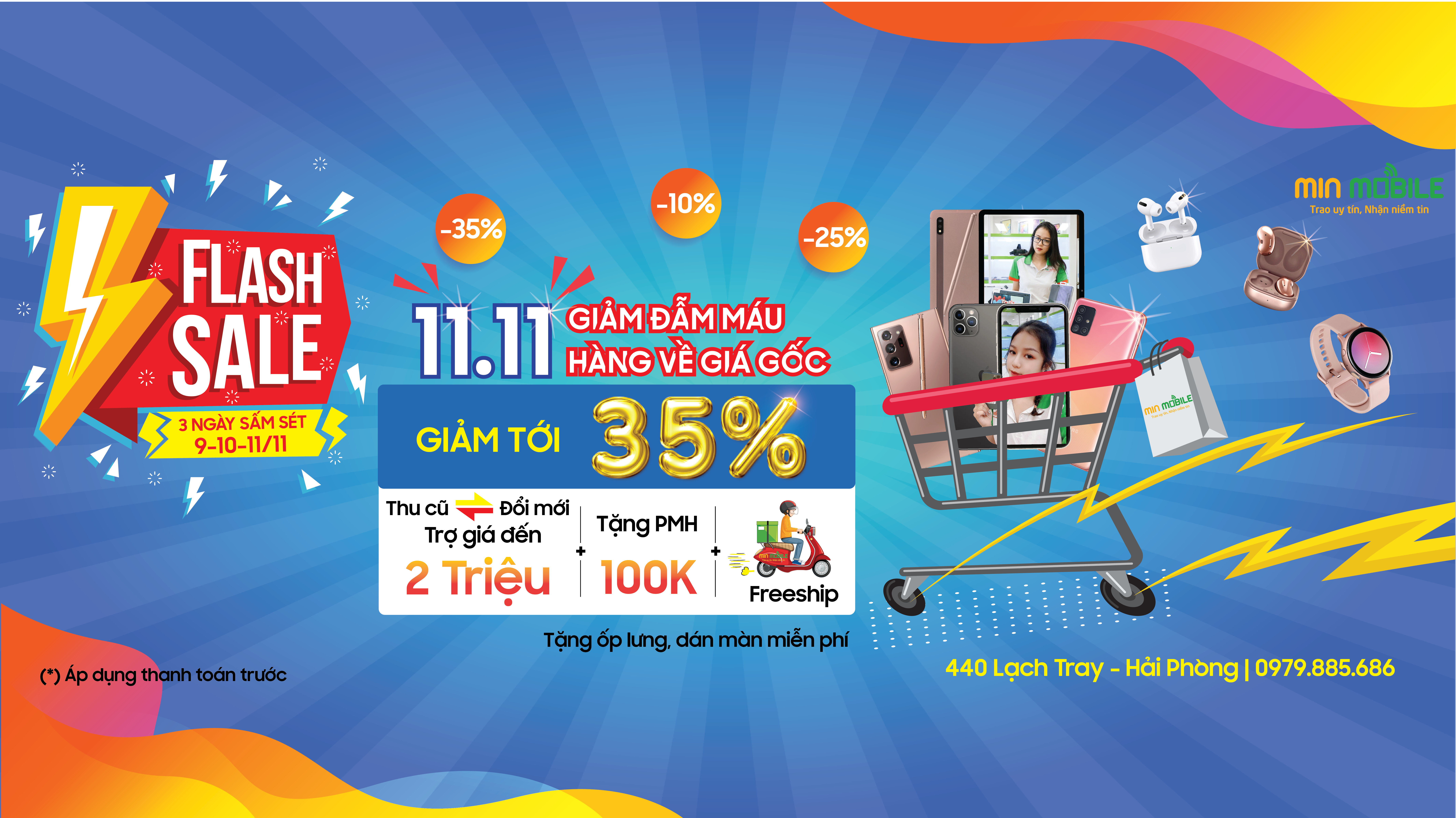 Chương trình khuyến mãi 11.11 tại MinMobile