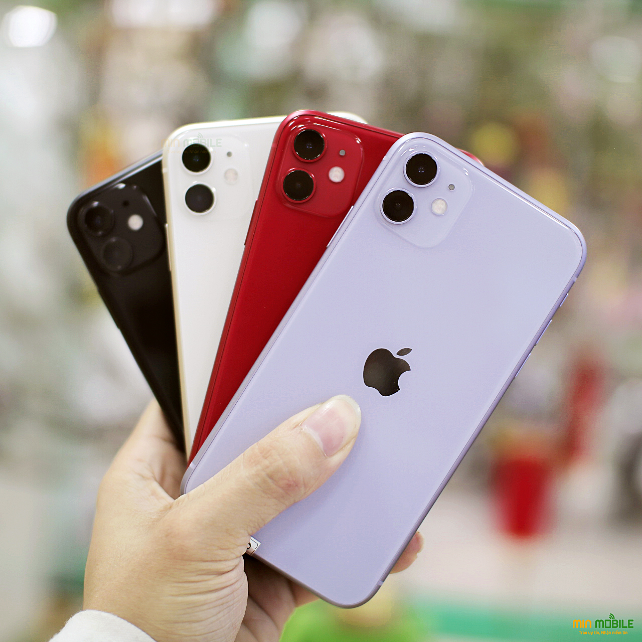 iPhone 11 có nhiều lựa chọn màu sắc trẻ trung, năng động