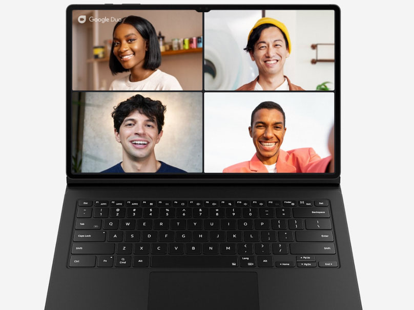 Galaxy Tab S8 có thể kết nối với bàn phím Keyboard xịn xò