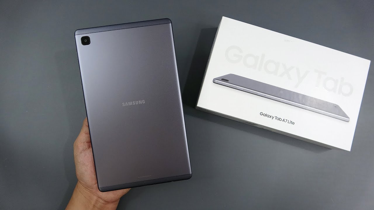 Thiết kế Galaxy Tab A7 Lite