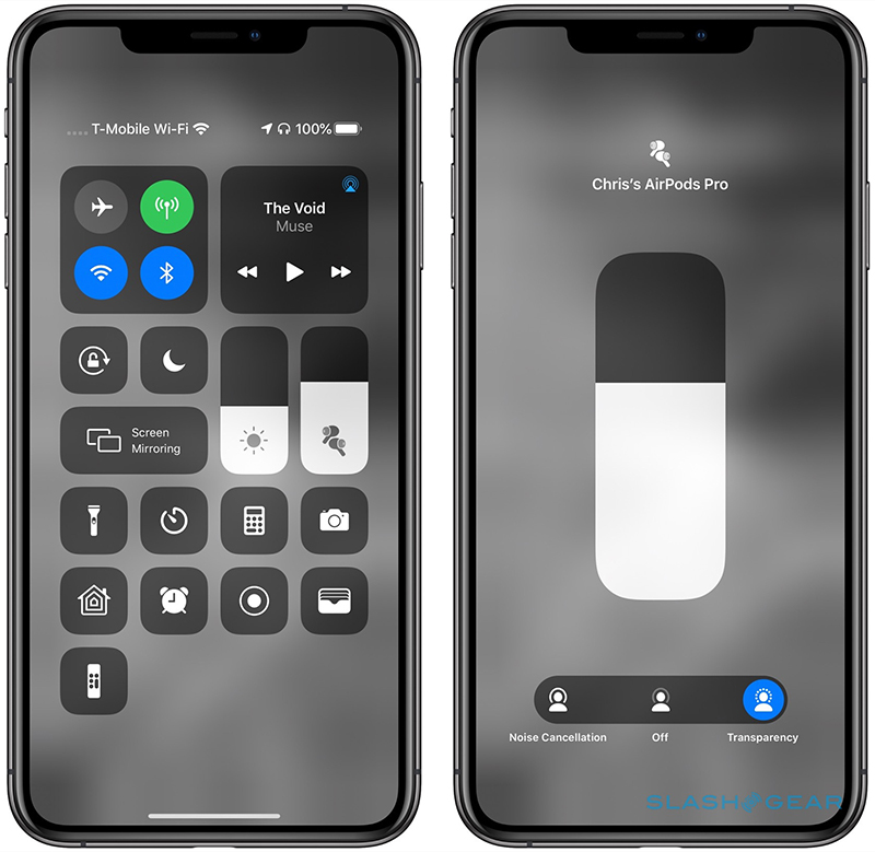 Hệ điều hành iOS giúp điều khiển AirPods Pro dễ dàng hơn