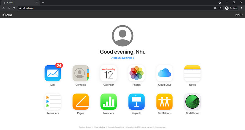 Tìm iPhone bị mất bằng iCloud