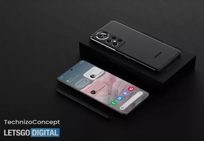 Hình ảnh được cho là của Galaxy S22 Ultra