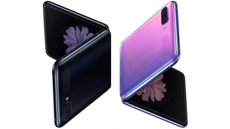 Galaxy Z Flip có 2 màu: đen và tím