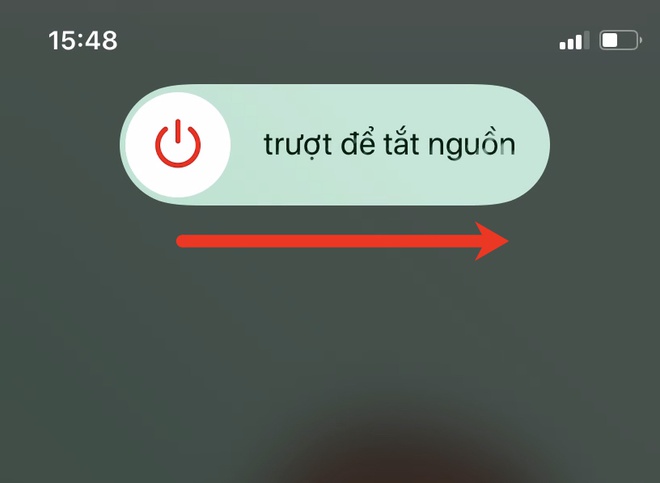 Khởi động lại máy để giảm tình trạng đơ lag của iPhone cũ