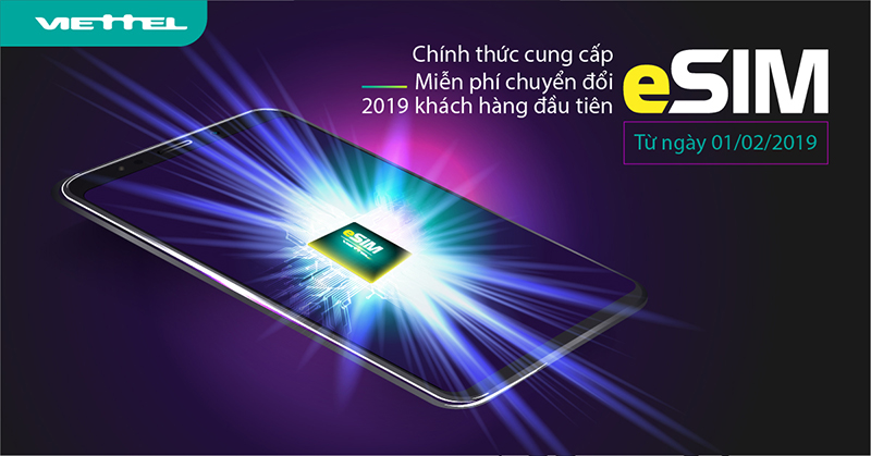 Viettel cung cấp dịch vụ eSIM cho iPhone