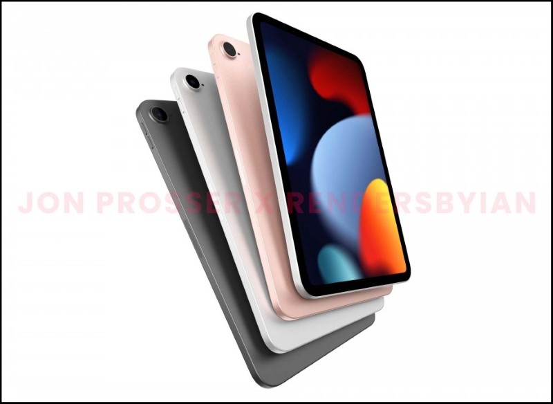 iPad mini 6 sẽ có 3 tùy chọn màu sắc