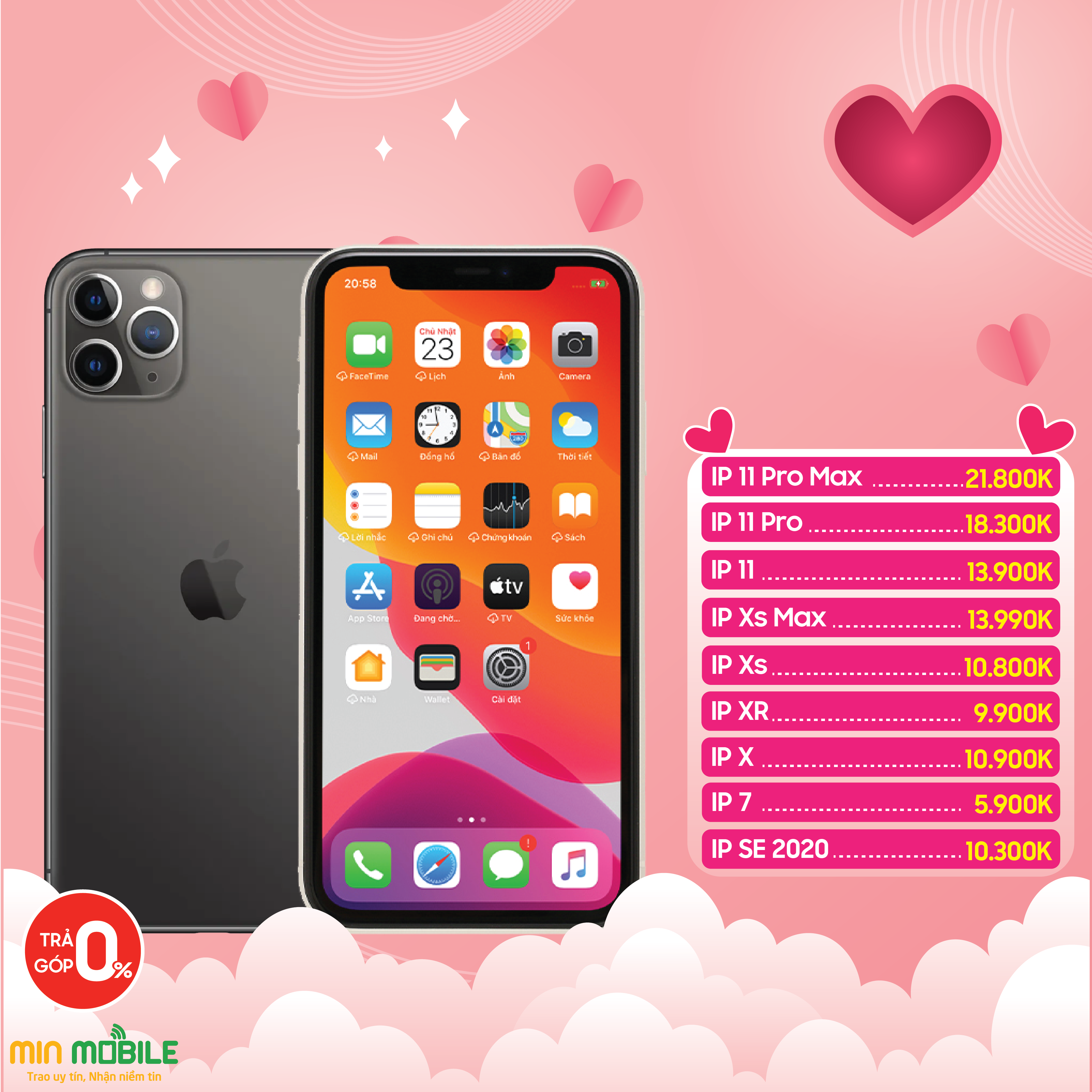 Giá iPhone khuyến mãi 