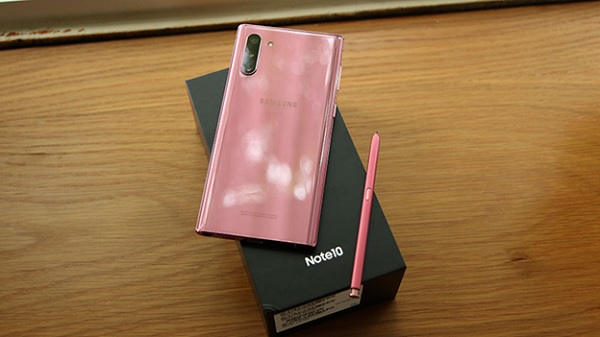 Phiên bản Galaxy Note 10 cũ màu hồng cực xinh