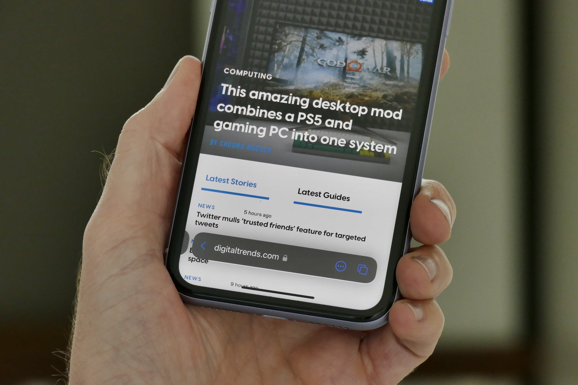Giao diện Safari trên iOS 15