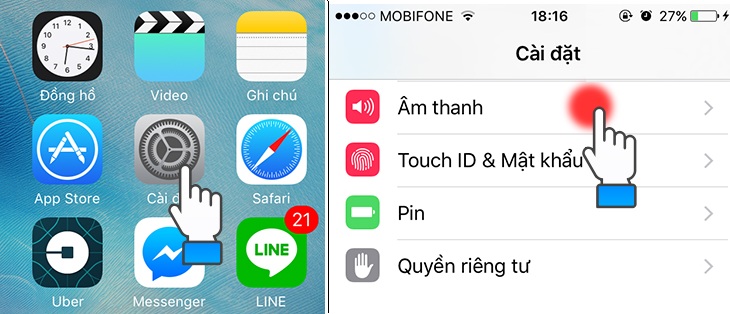 cách cài nhạc chuông iphone x