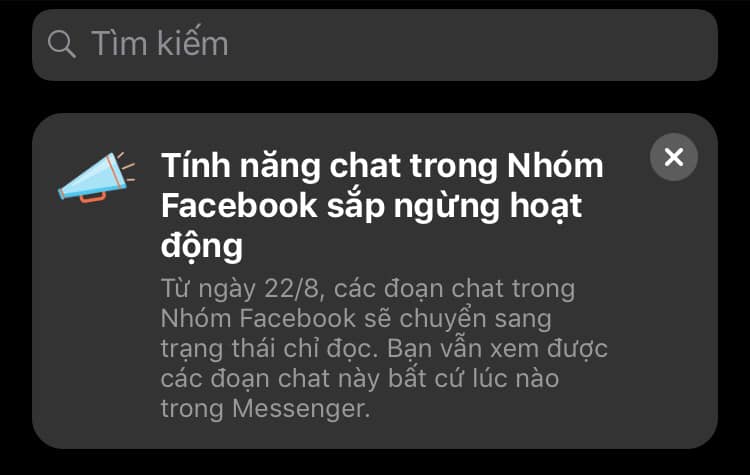 Facebook thông báo bỏ tính năng chat nhóm gây hoang mang cho người dùng