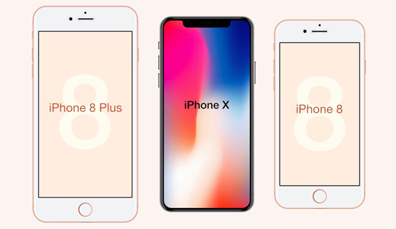 So sánh chi tiết iPhone X với bộ đôi iPhone 8/8 Plus