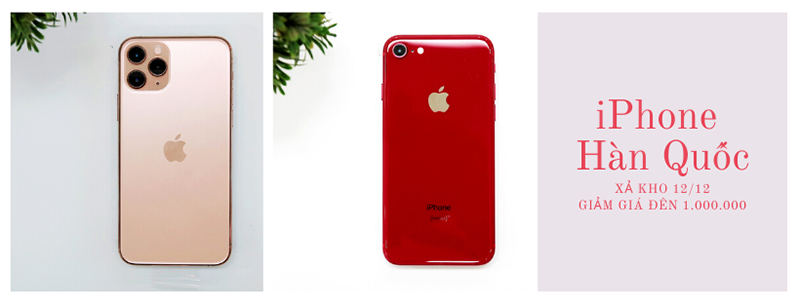 Điện thoại iPhone xách tay Hàn Quốc giảm giá đến 1 triệu đồng