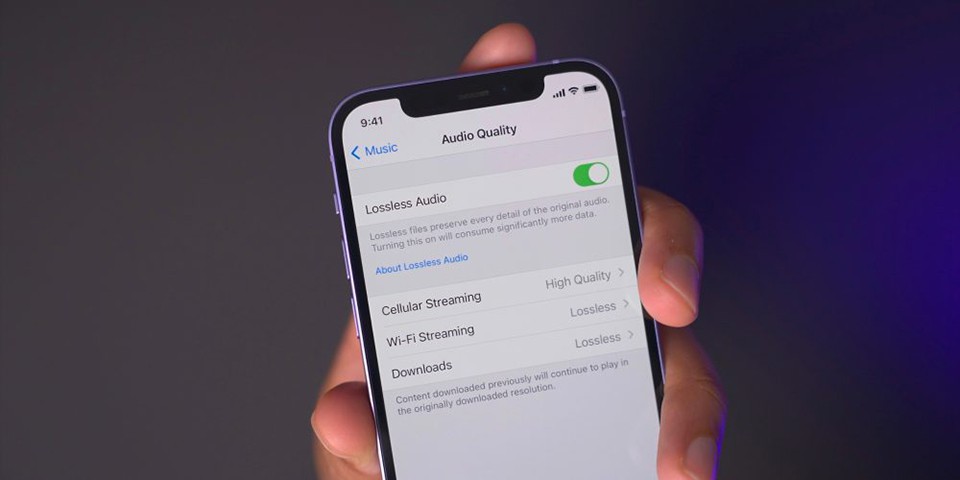 Hệ điều hành iOS 14.6 hỗ trợ các tính năng phát nhạc Lossless