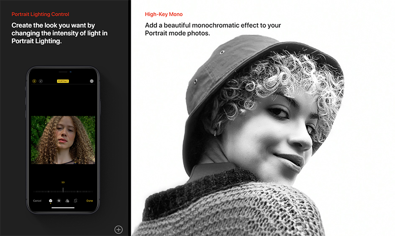 Hiệu ứng chụp ảnh xóa phông High-key Light Mono hệ điều hành ios 13