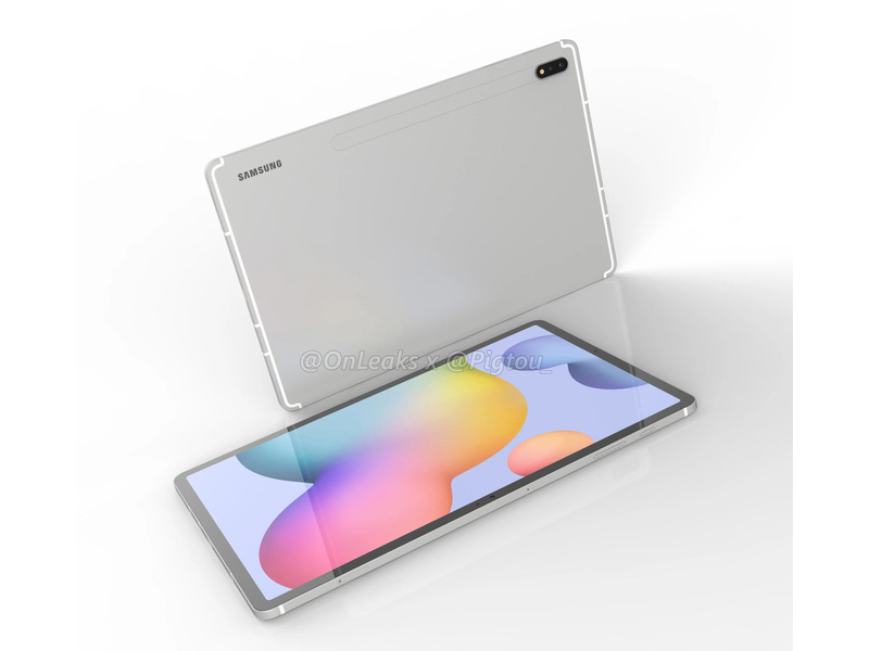 Hình ảnh render của Galaxy Tab S7
