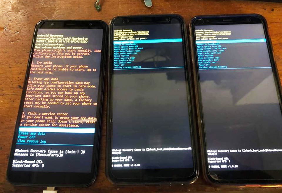 Hàng loạt thiết bị Samsung gặp lỗi Recovery
