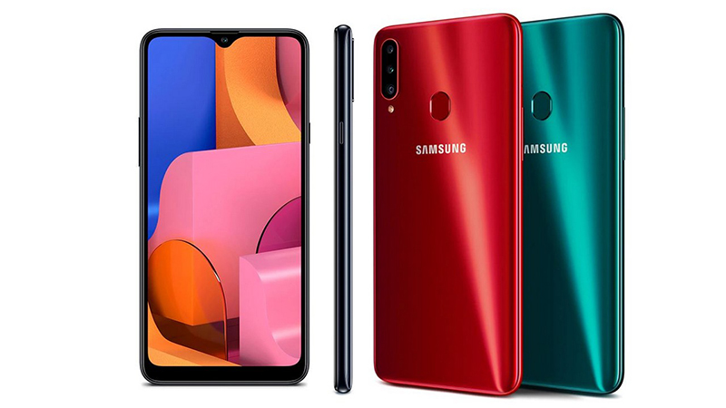 Thiết kế hợp xu hướng của Samsung Galaxy A20s chính hãng