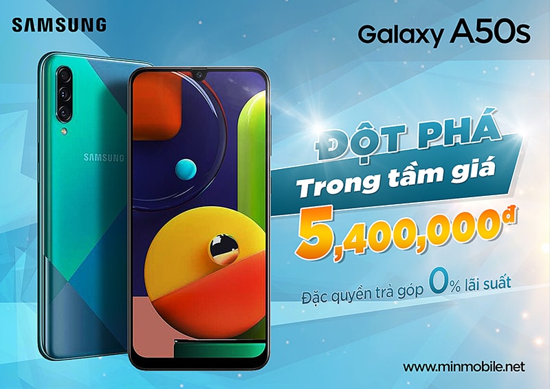 Đột phá trong tầm giá – Galaxy A50s giá rẻ chưa từng thấy